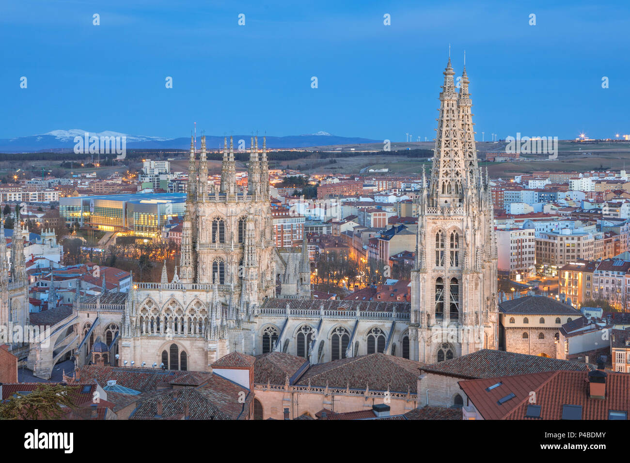 Spagna, città di Burgos, Cattedrale di Burgos, UNESCO Patrimonio Mondiale Foto Stock
