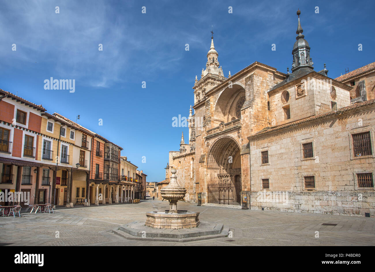 Spagna, Soria Provincia di El Burgo de Osma City Foto Stock