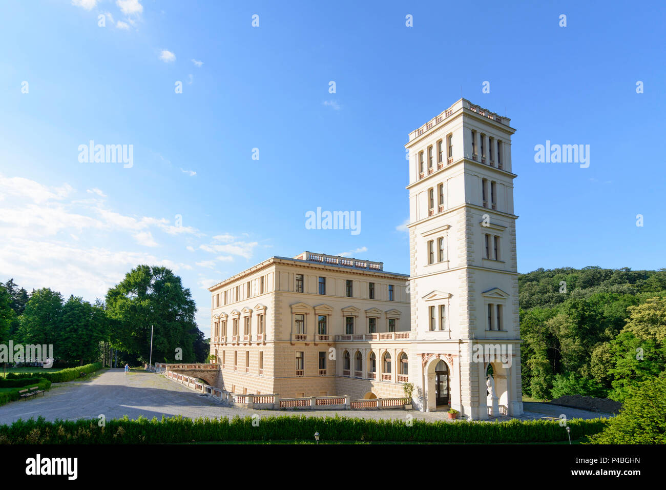 Sieghartskirchen, Schloss Rappoltenkirchen Castello, Wienerwald (Vienna Woods), Niederösterreich, Austria Inferiore, Austria Foto Stock