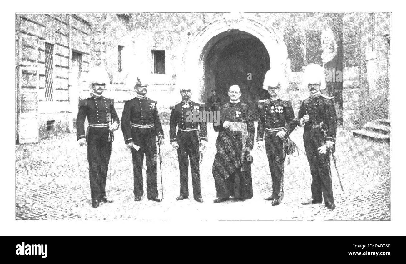 142 i comandanti della guardia del Palatinato. Foto Stock