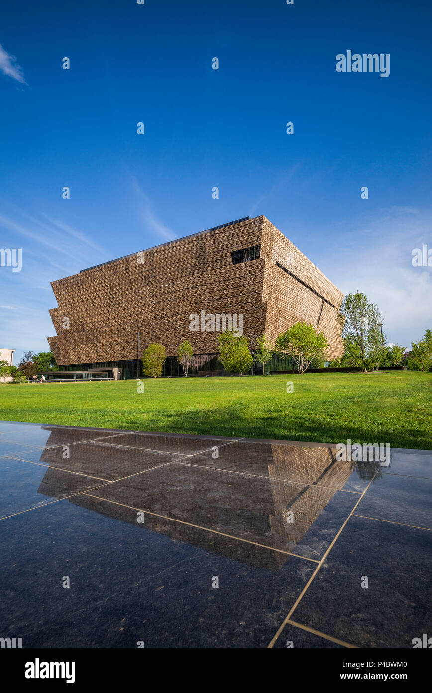 Stati Uniti d'America, il Distretto di Columbia, Washington, National Mall, Nazionale Museo afro-americano, esterna Foto Stock