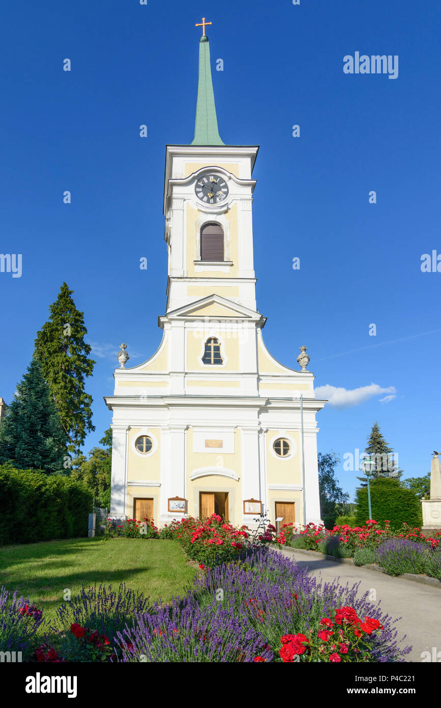 Sieghartskirchen, chiesa Rappoltenkirchen, Wienerwald (Vienna Woods), Niederösterreich, Austria Inferiore, Austria Foto Stock