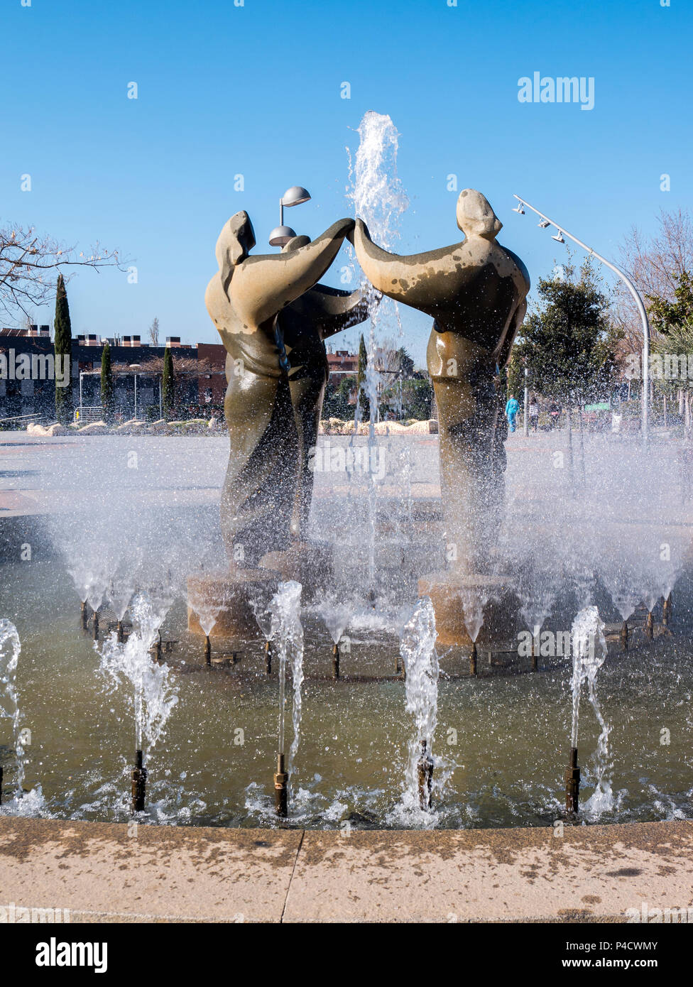 Parque de Cataluña. Alcobendas. Madrid. España Foto Stock