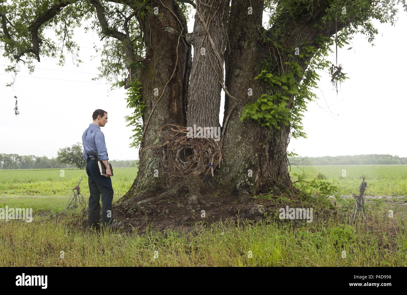 Pellicola originale titolo: vero detective. Titolo inglese: vero detective. Regista: CARY FUKUNAGA. Anno: 2014. Stelle: MATTHEW MCCONAUGHEY. Credito: HBO / Album Foto Stock