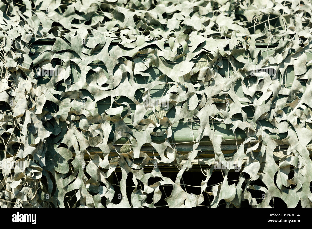 Il camuffamento net texture. Il materiale dell'esercito Foto Stock