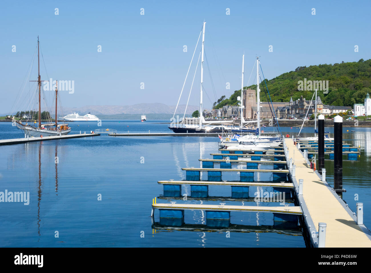 Oban Marina, Argyll and Bute, Scotland, Regno Unito Foto Stock