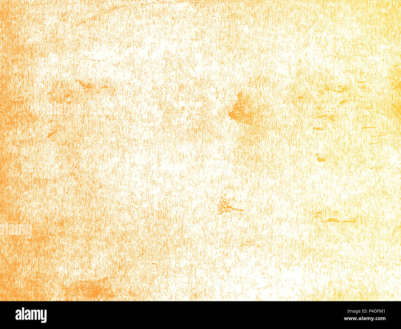 Un arancione pallido lino stampato sullo sfondo di texture scansionato da un lino stampa. Foto Stock