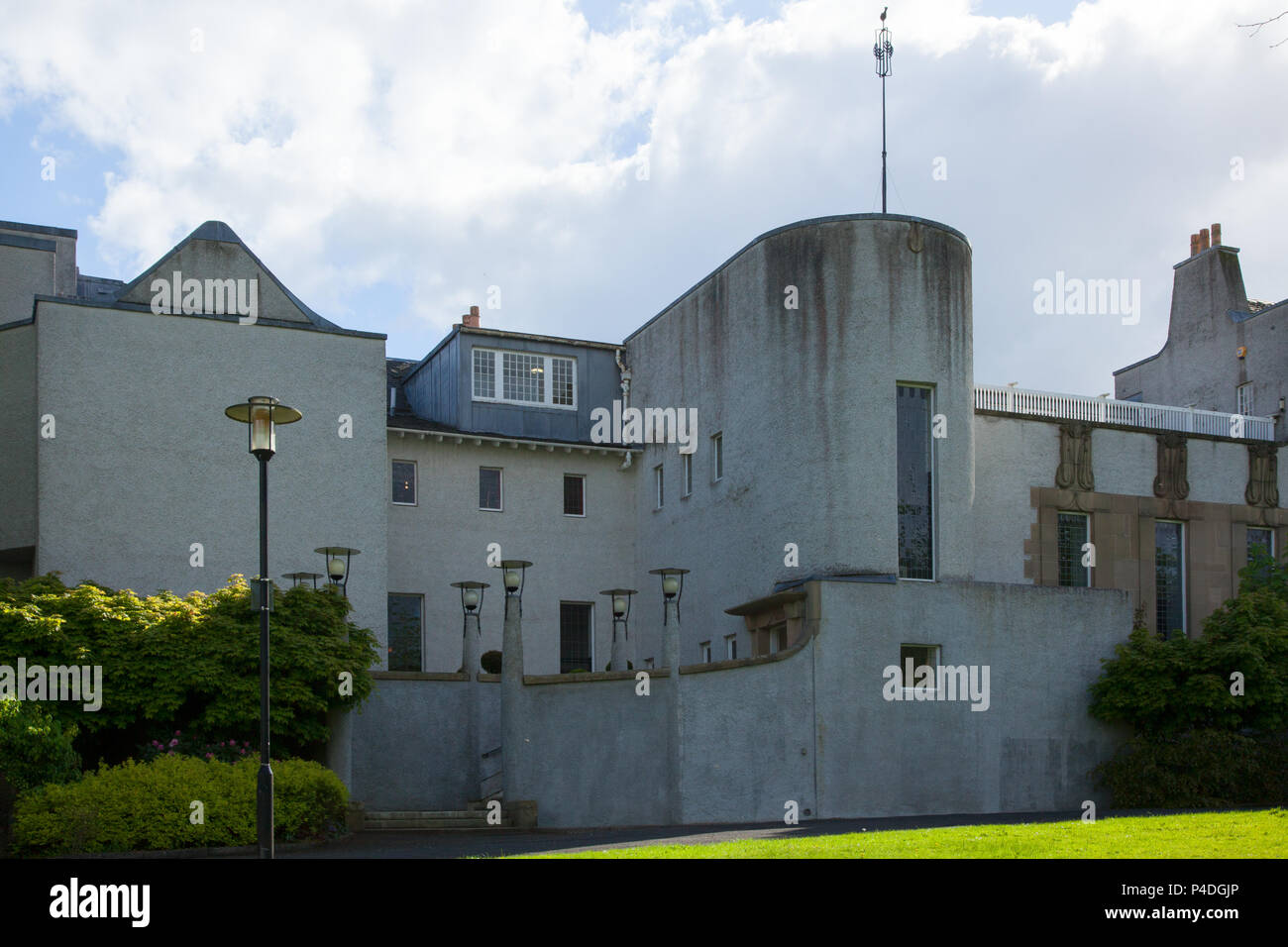 Charles Rennie Mackintosh progettato Casa per un amante dell'arte a Bellahouton Park Glasgow Foto Stock