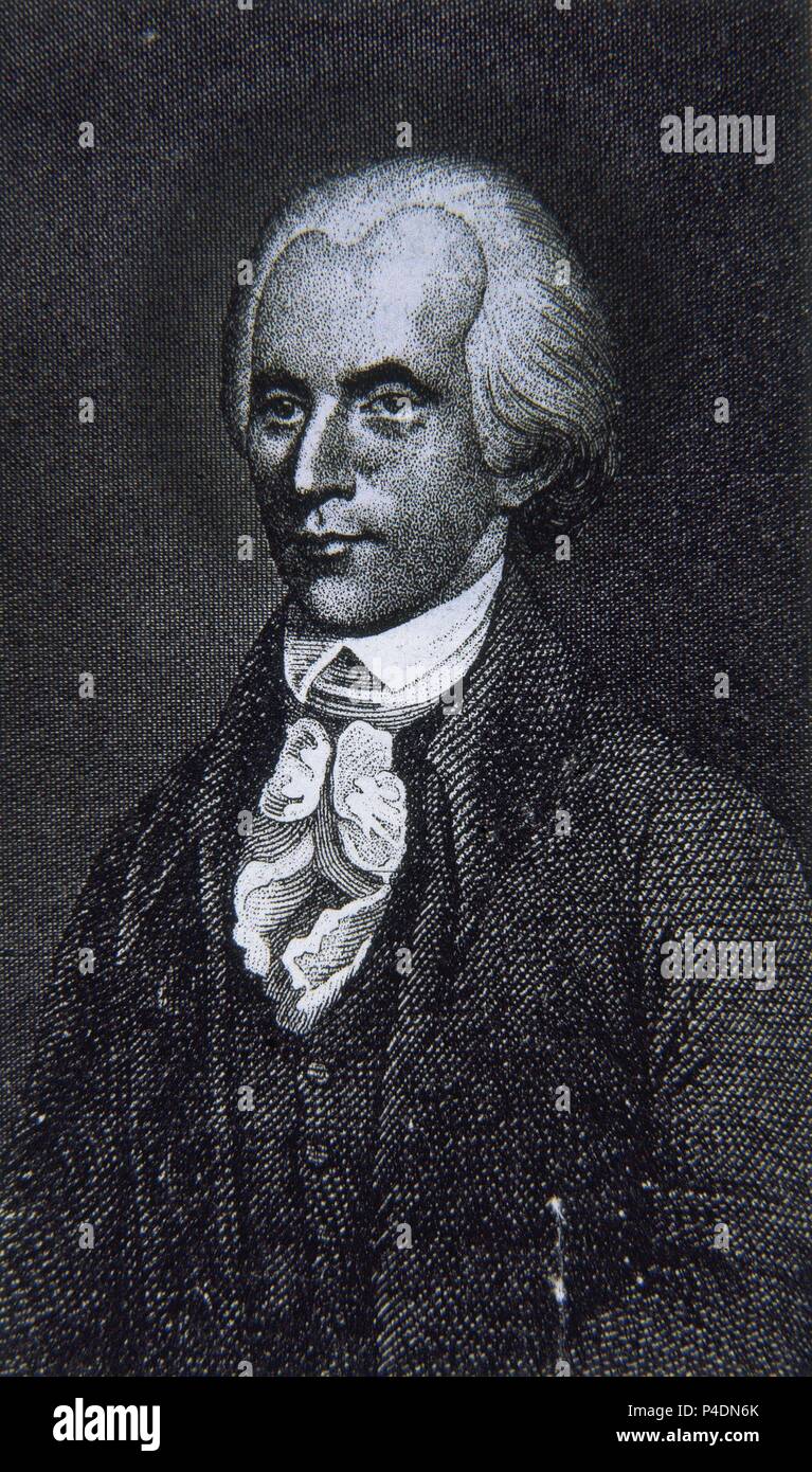 RICHARD HENRY LEE DE VIRGINIA (1732/1794) - POLITICO ESTADOUNIDENSE. Foto Stock