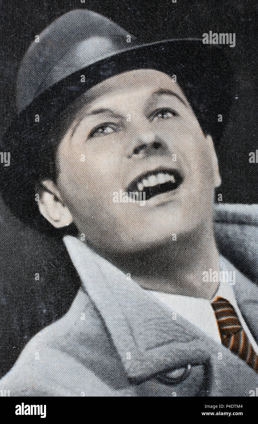 Jan Wiktor Kiepura (Maggio 16, 1902- 15 agosto 1966) era un cantante polacca (tenore) e attore., digitale migliorata la riproduzione di un immagine storica Foto Stock