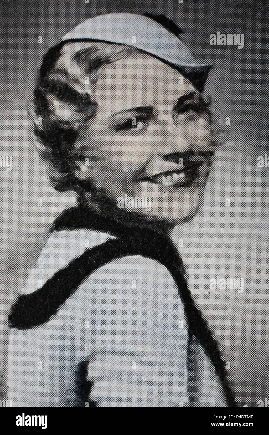 Renate Müller (26 aprile 1906- 7 ottobre 1937) era un tedesco cantante e attrice in entrambe le pellicole silenziose e audio di film, nonché sul palco, digitale migliorata la riproduzione di un immagine storica Foto Stock