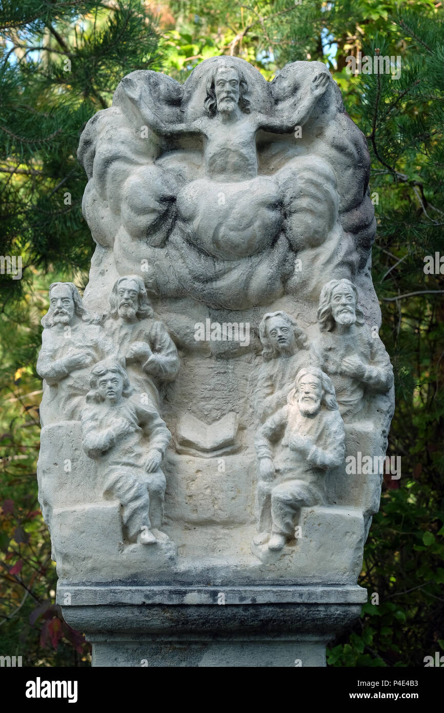 Ascensione di Gesù Cristo, la via di Maria in Klenovnik, Croazia Foto Stock