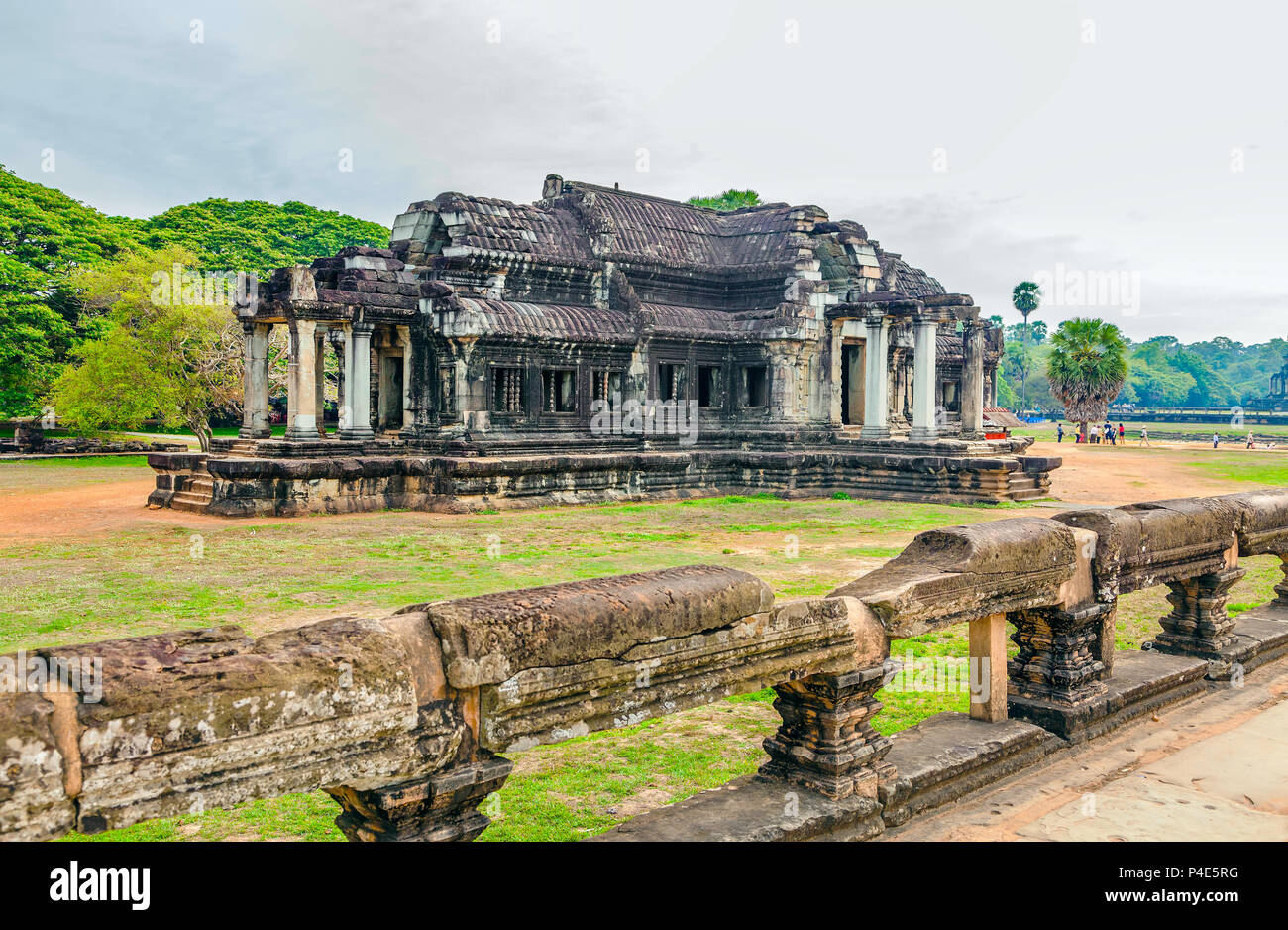 Complesso del tempio di Angkor Wat in Cambogia. Foto Stock