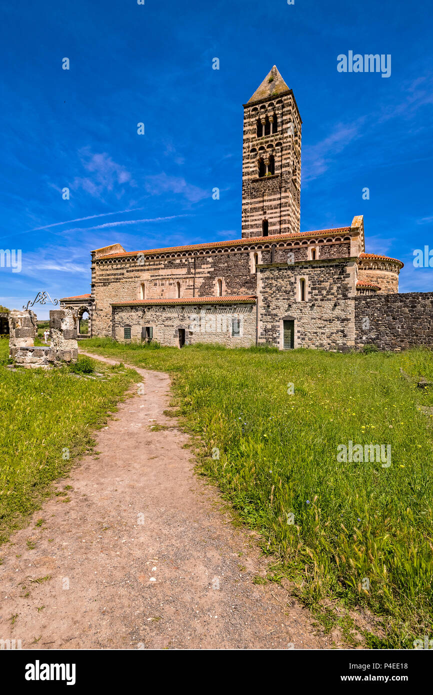 Italia Sardegna Sassari Basilica SS. Trinità di Saccragia XII secolo Foto Stock