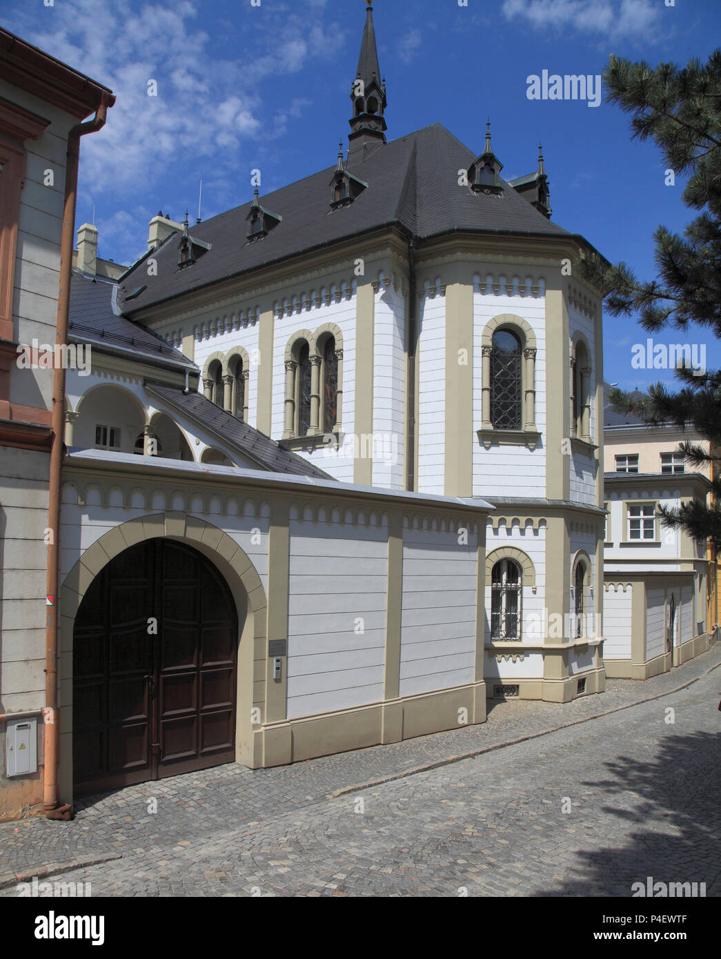 Repubblica ceca, Moravia, Olomouc, Suore Francescane della misericordia Convento, Foto Stock