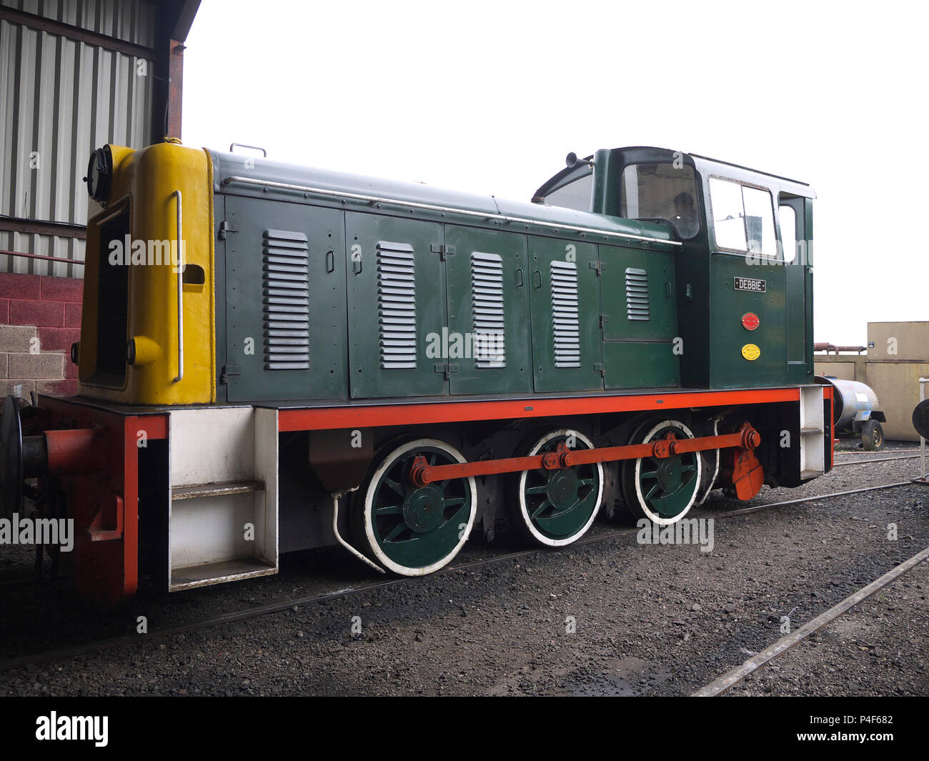 G. Bagnall 0-6-0 diesel 'Dderivatore ebbie' sul LWR Foto Stock