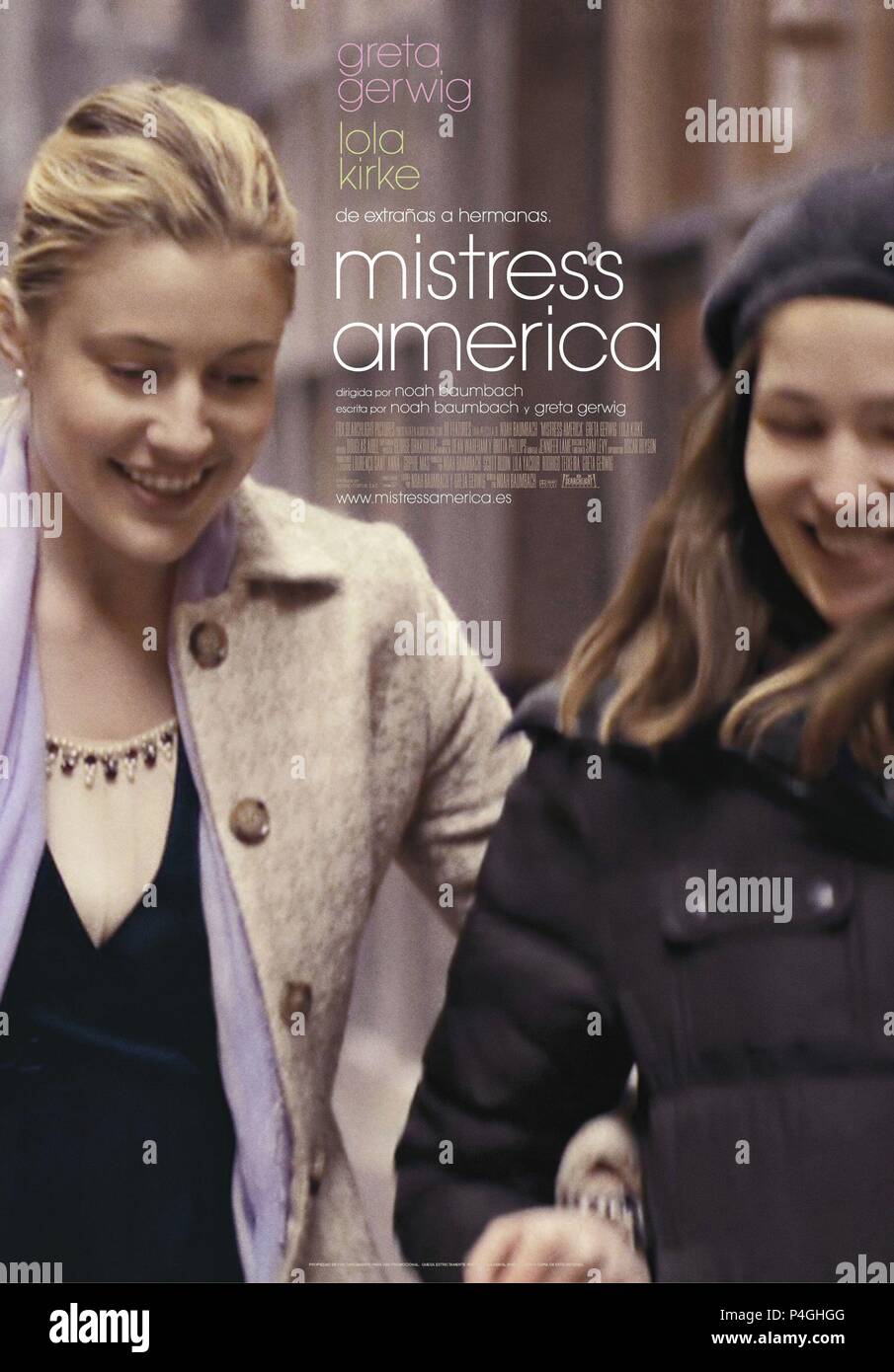 Pellicola originale titolo: MISTRESS AMERICA. Titolo inglese: MISTRESS AMERICA. Regista: NOAH BAUMBACH. Anno: 2015. Credito: RT CARATTERISTICHE / Album Foto Stock