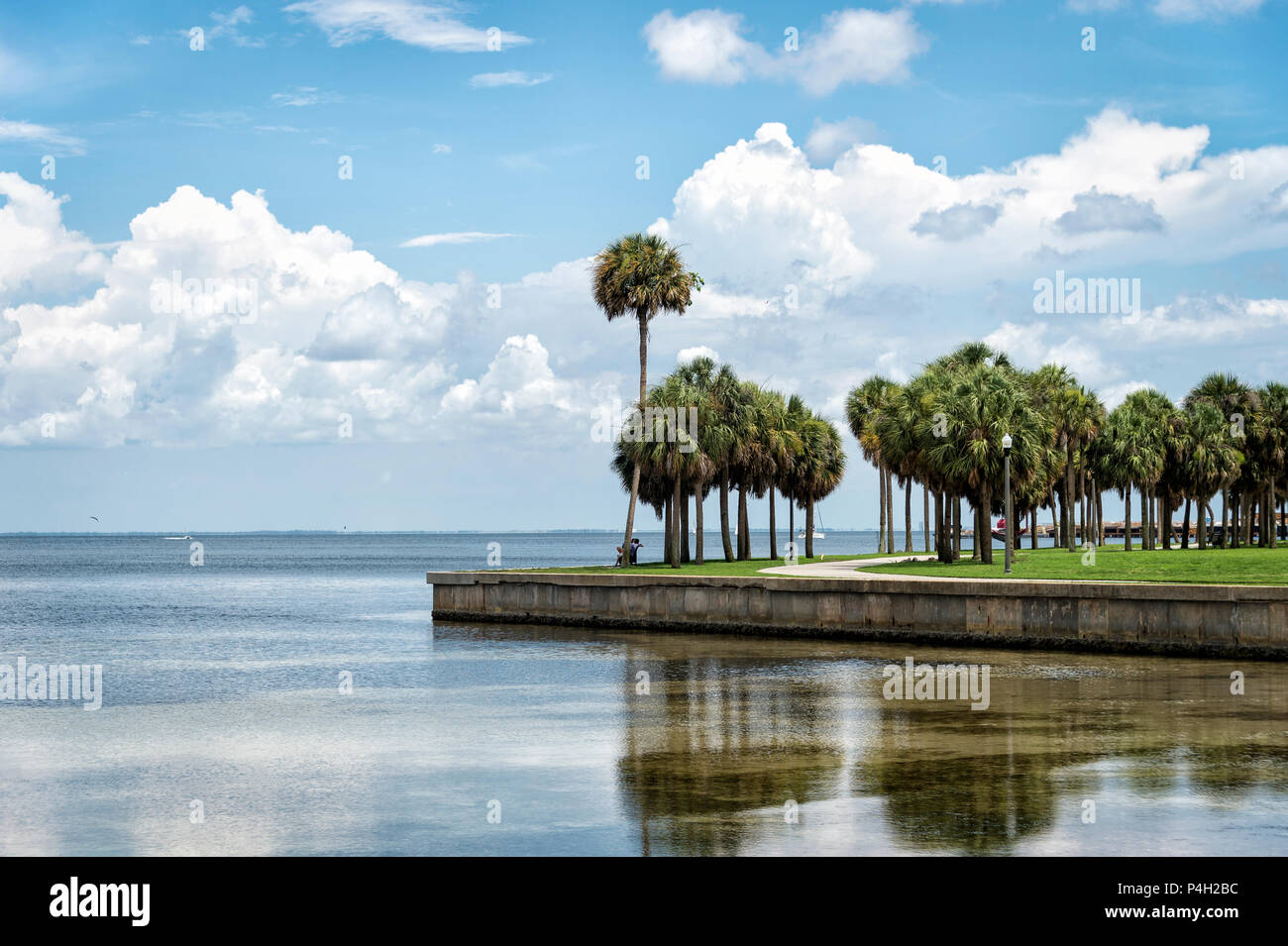 Vinoy Park sulla baia di Tampa in St Petersburg, in Florida, Stati Uniti d'America Foto Stock