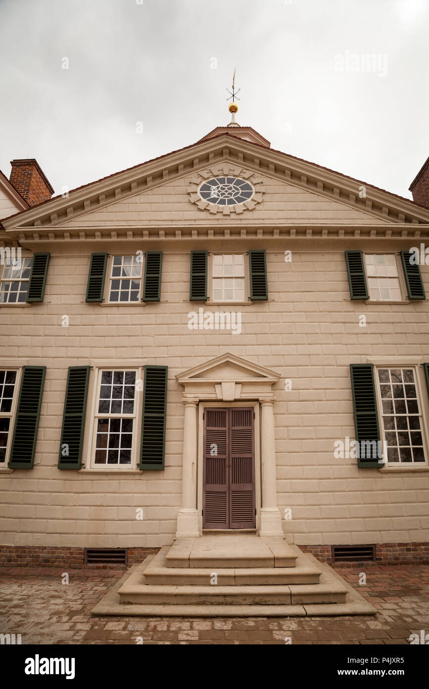 Mount Vernon casa del primo presidente degli Stati Uniti. Foto Stock