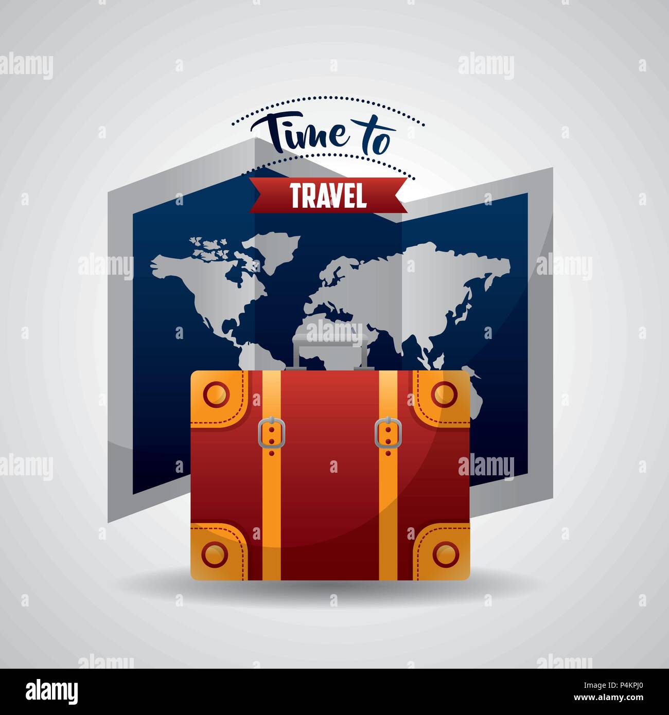 Viaggiare in tutto il mondo Illustrazione Vettoriale