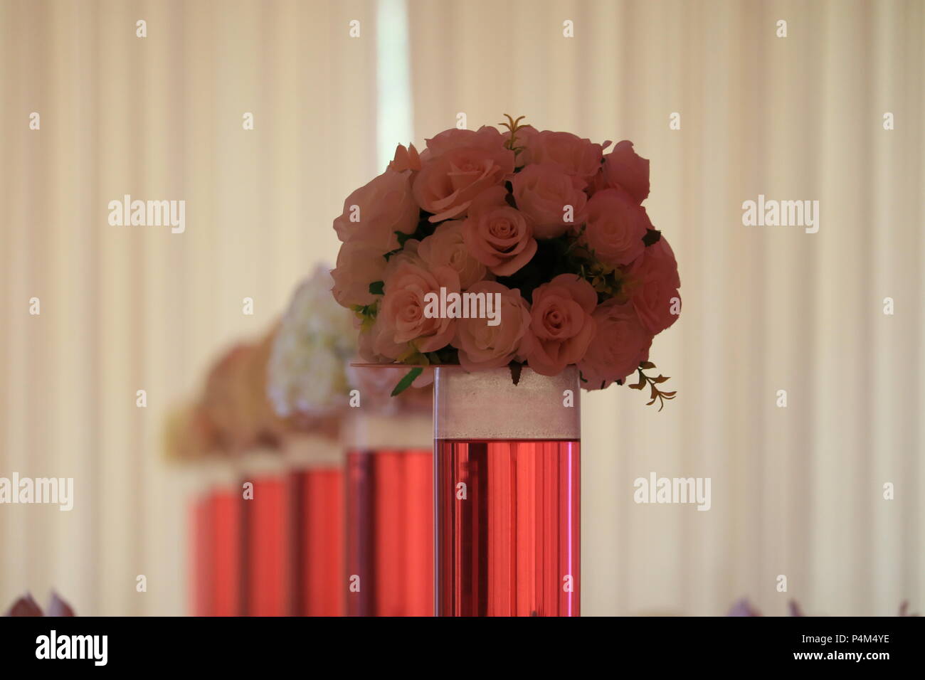Decorazioni per matrimoni Foto Stock