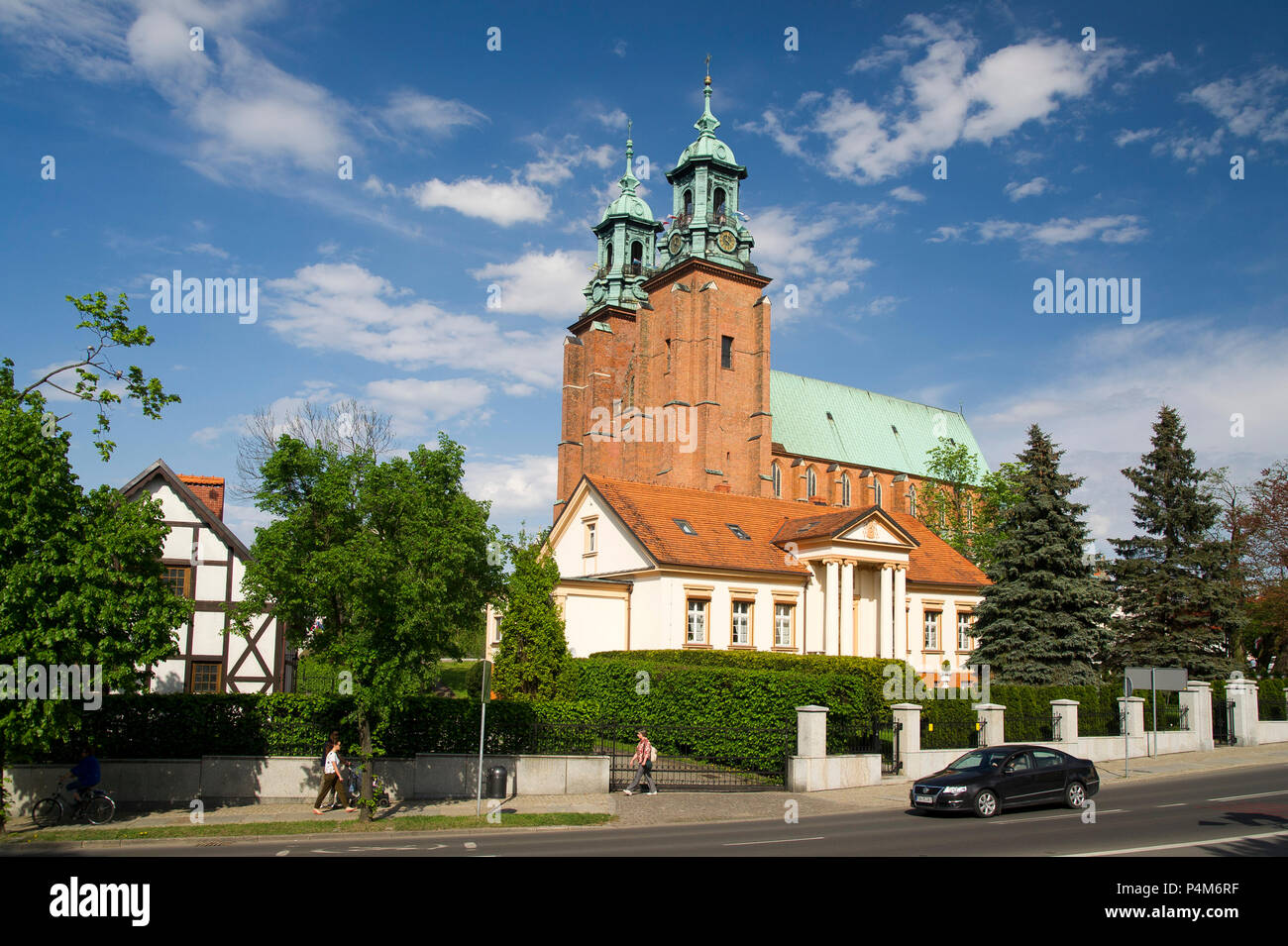 Gothic Bazylika Archikatedralna Wniebowziecia Najswietszej Marii Panny ho Swietego Wojciecha (la Basilica Cattedrale dell Assunzione della Beata V Foto Stock