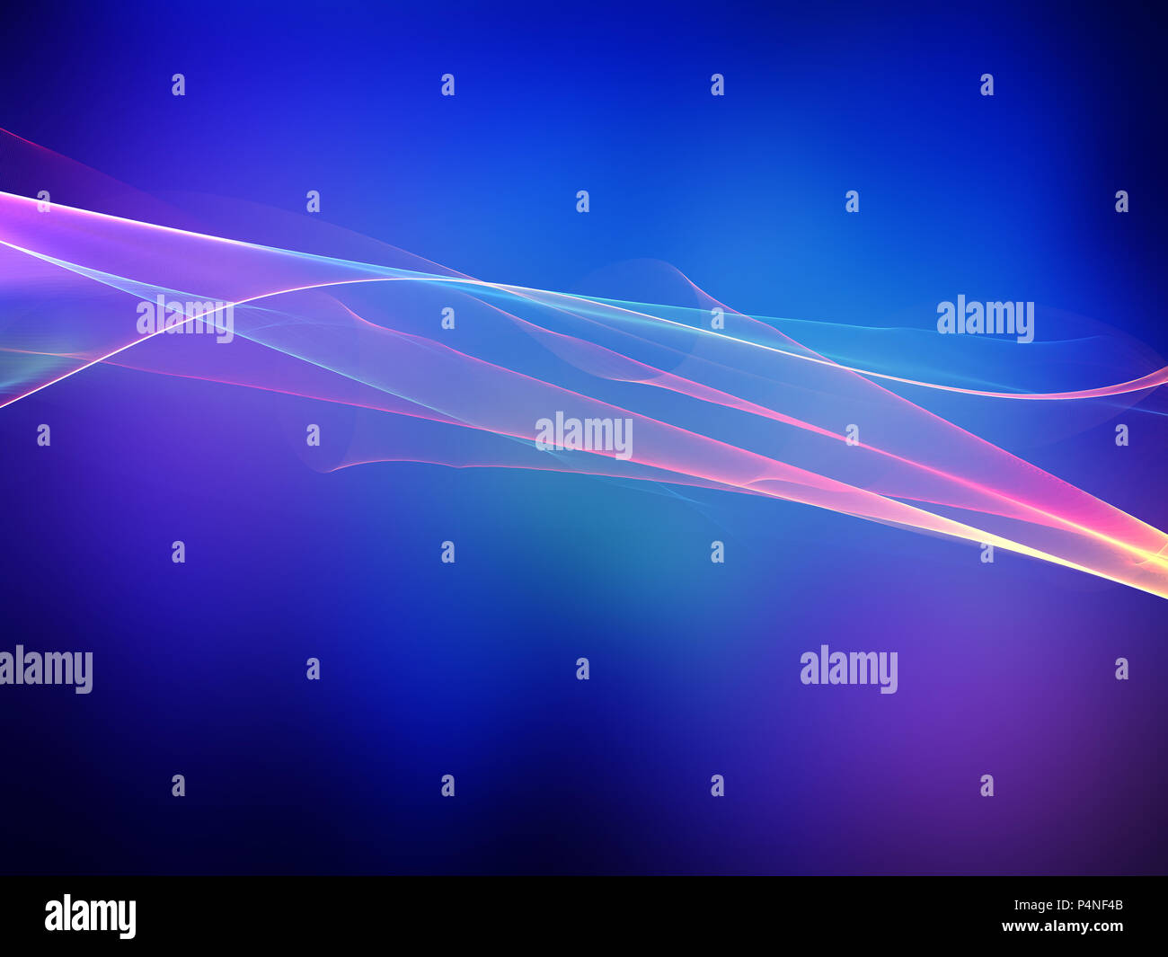 Disegno astratto sfondo con linee fluide Foto Stock