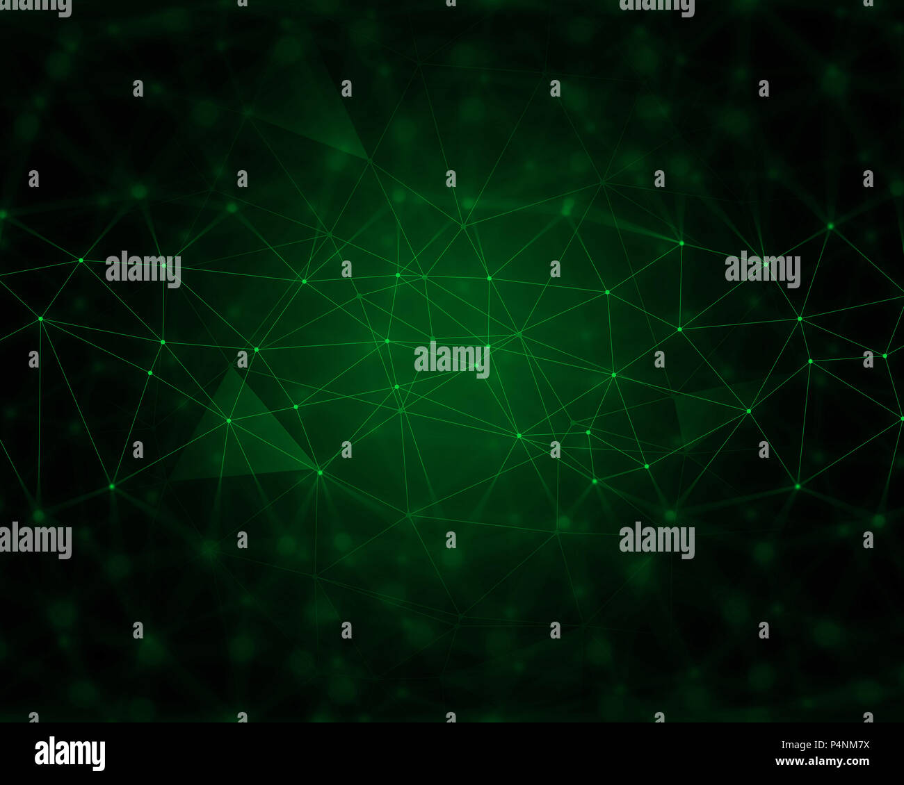 Abstract techno sfondo con linee di collegamento Foto Stock