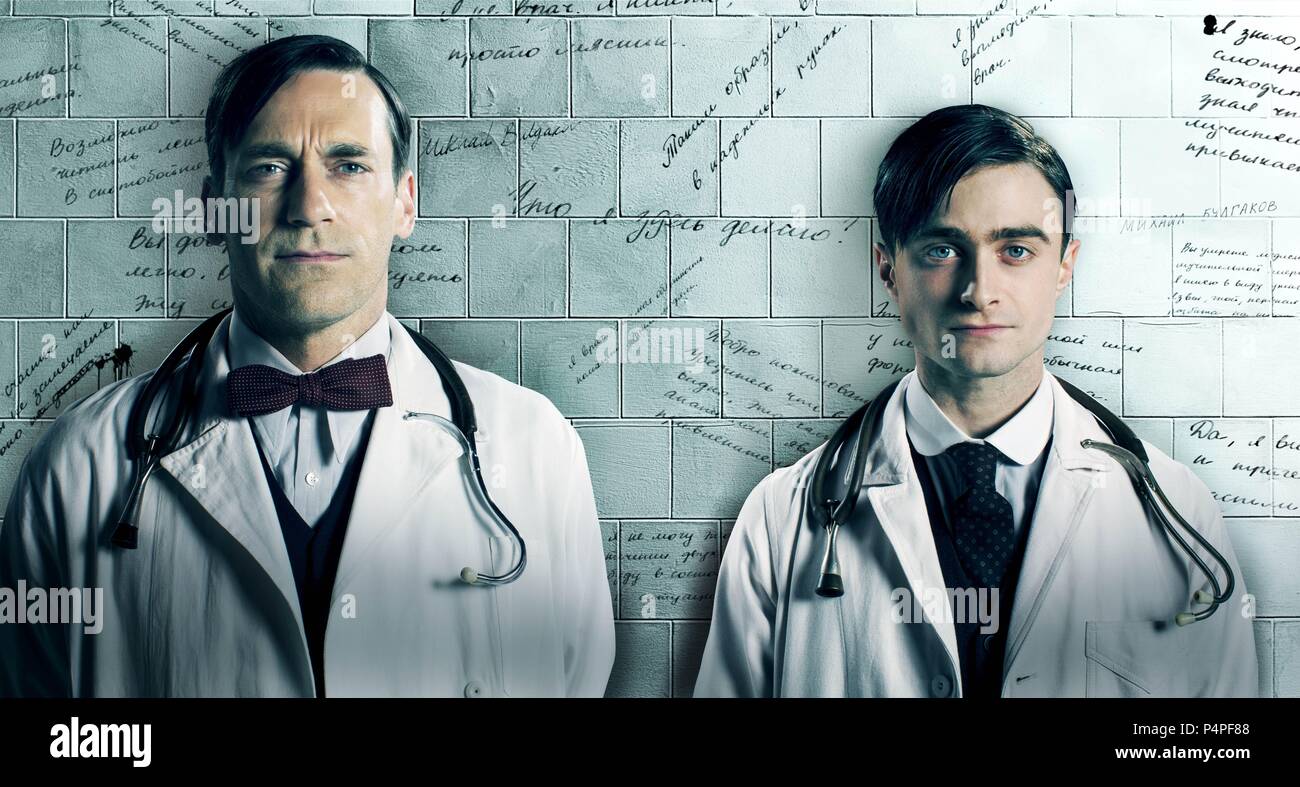 Pellicola originale titolo: un giovane medico IL NOTEBOOK E ALTRE STORIE. Titolo italiano: un giovane medico IL NOTEBOOK E ALTRE STORIE. Regista: ALEX HARDCASTLE; ROBERT MCKILLOP. Anno: 2012. Stelle: Daniel Radcliffe; Jon Hamm. Credito: BBC Worldwide / Album Foto Stock