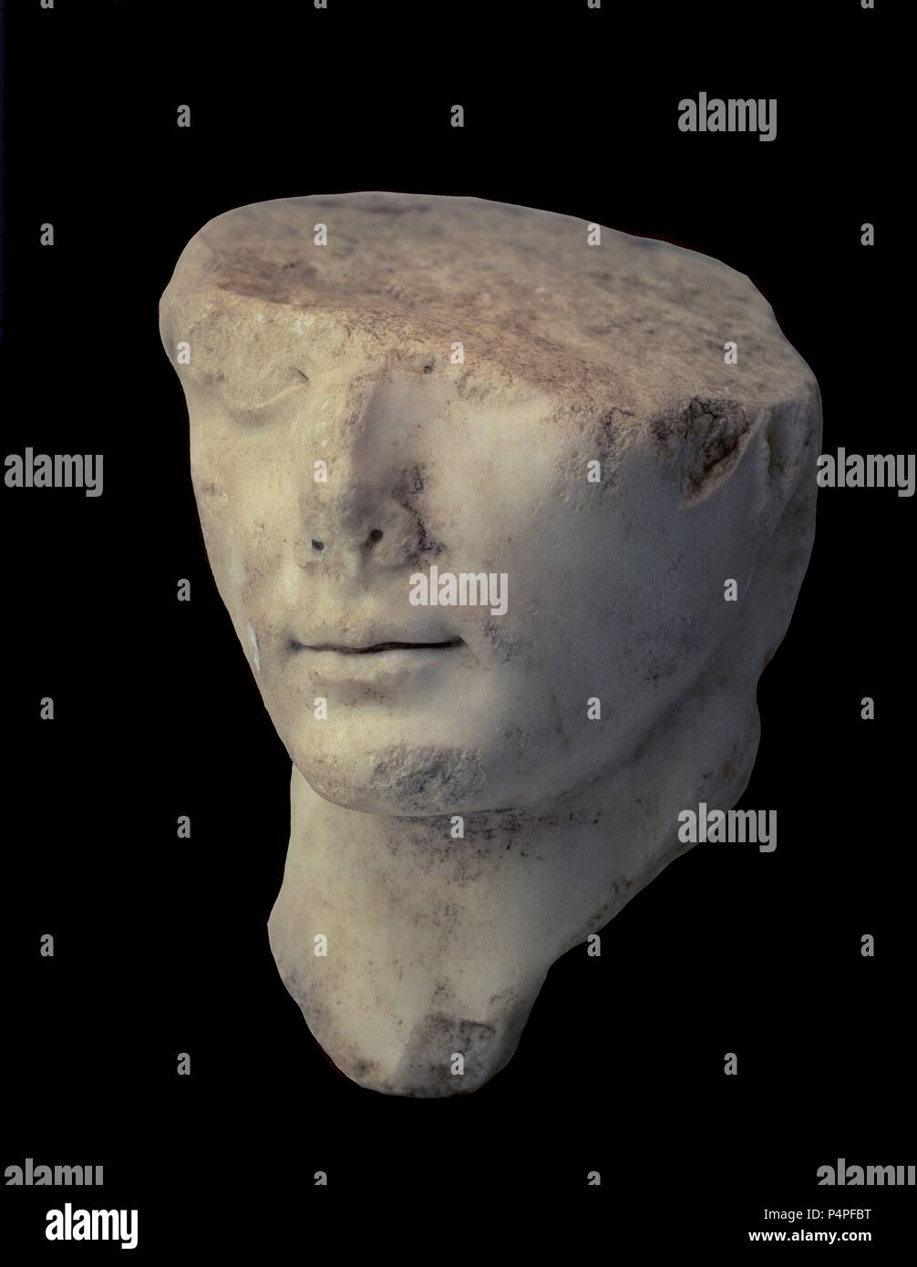 RETRATO DE AUGUSTO. Posizione: MUSEO DE CADIZ-archeologia, Cadice. Foto Stock