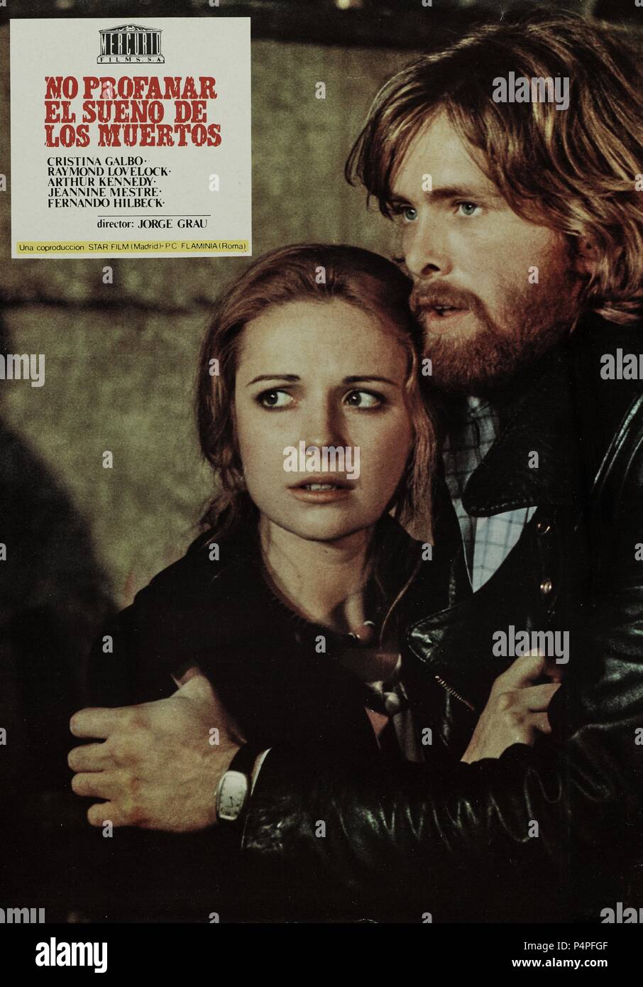 Pellicola originale titolo: NON SI DEVE PROFANARE IL SONNO DEI MORTI. Titolo inglese: colazione al MANCHESTER MORGUE. Regista: JORGE GRAU. Anno: 1974. Credito: STAR FILM S.A. / Album Foto Stock