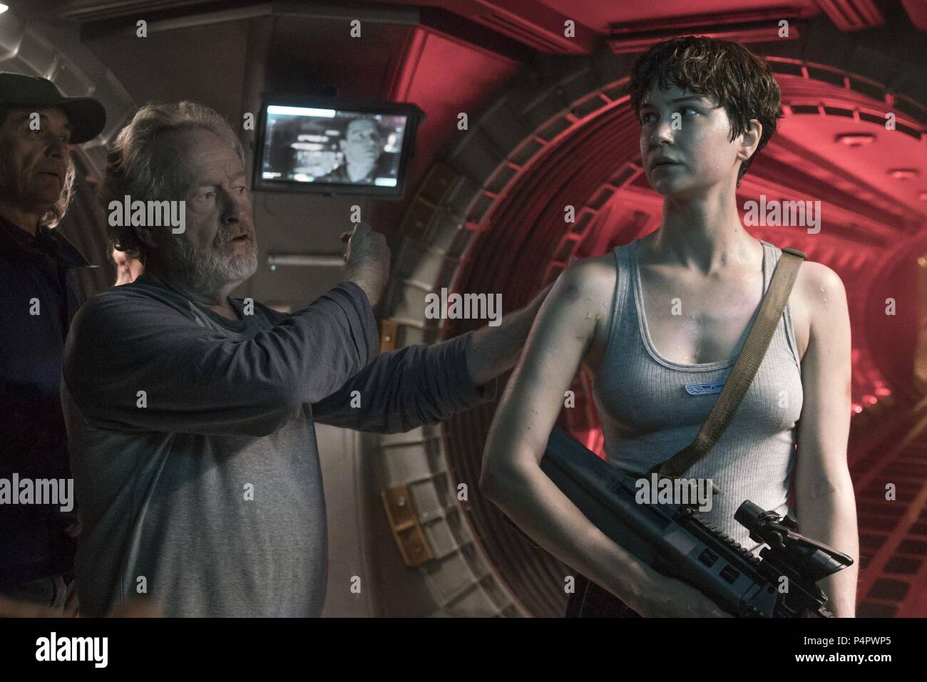 Pellicola originale titolo: ALIEN: alleanza. Titolo inglese: ALIEN: alleanza. Regista: RIDLEY SCOTT. Anno: 2017. Stelle: RIDLEY SCOTT; KATHERINE WATERSTON. Credito: Twentieth Century Fox / Album Foto Stock