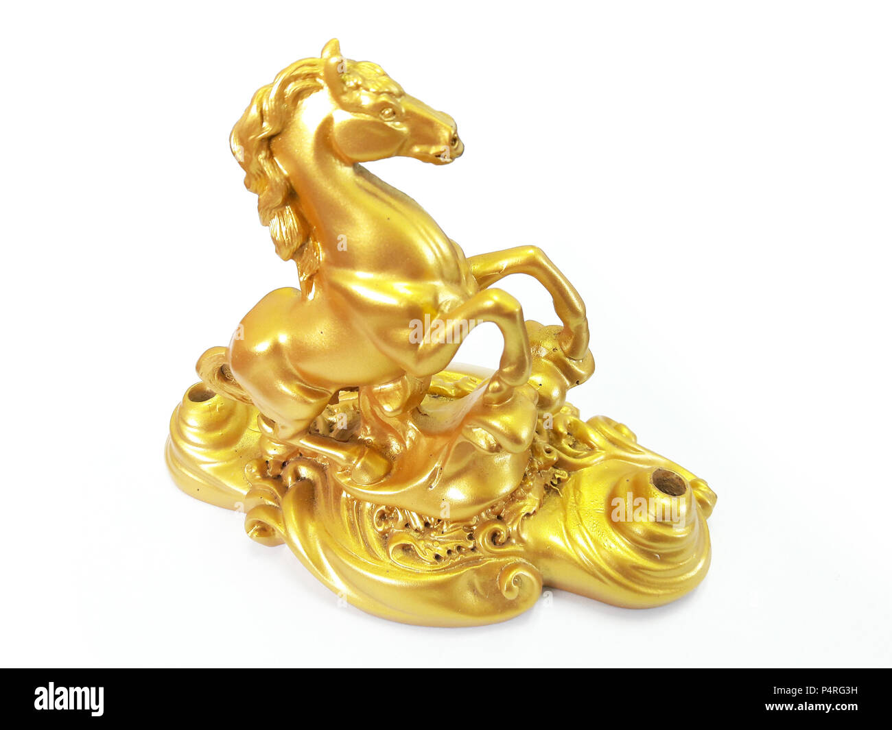 Golden Horse è simboli del guerriero valoroso Foto Stock Golden Horse è simboli del guerriero valoroso Foto Stock