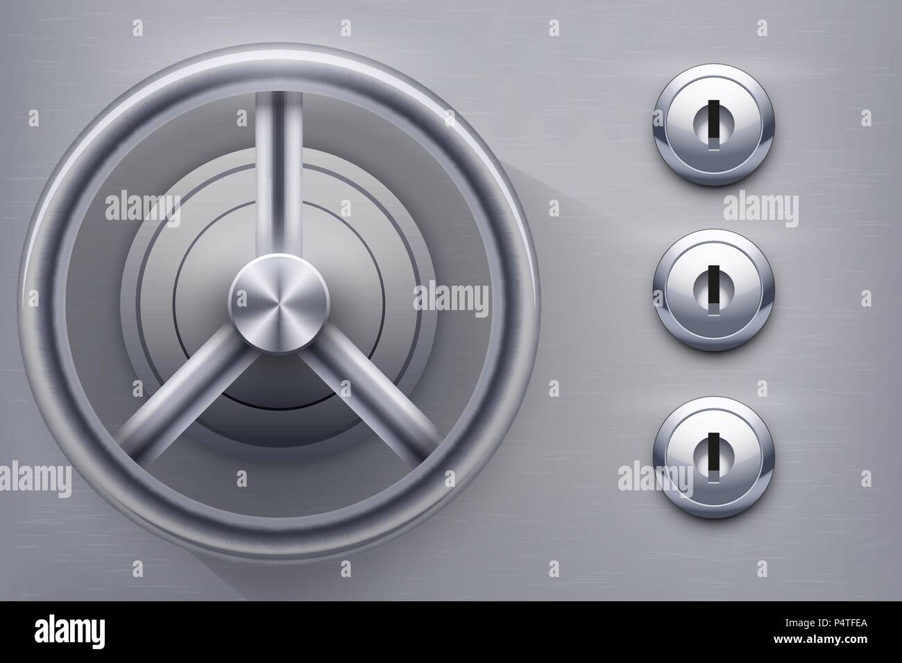 Di sicuro con scanalature Illustrazione Vettoriale