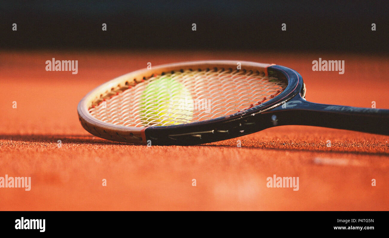 Racchetta da Tennis, Tennisschläger Foto Stock