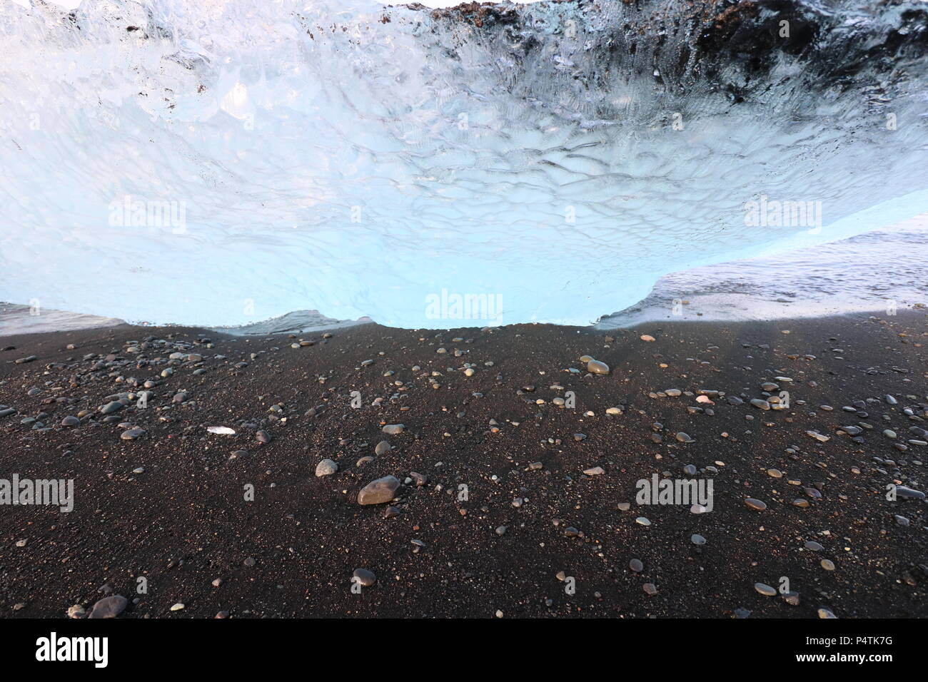 Spiaggia di diamante Islanda Foto Stock