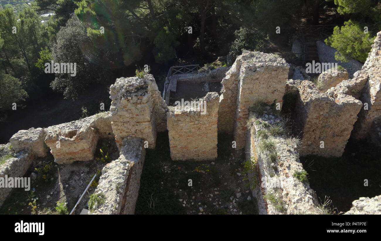 Scene da isola italiana di Capri Foto Stock