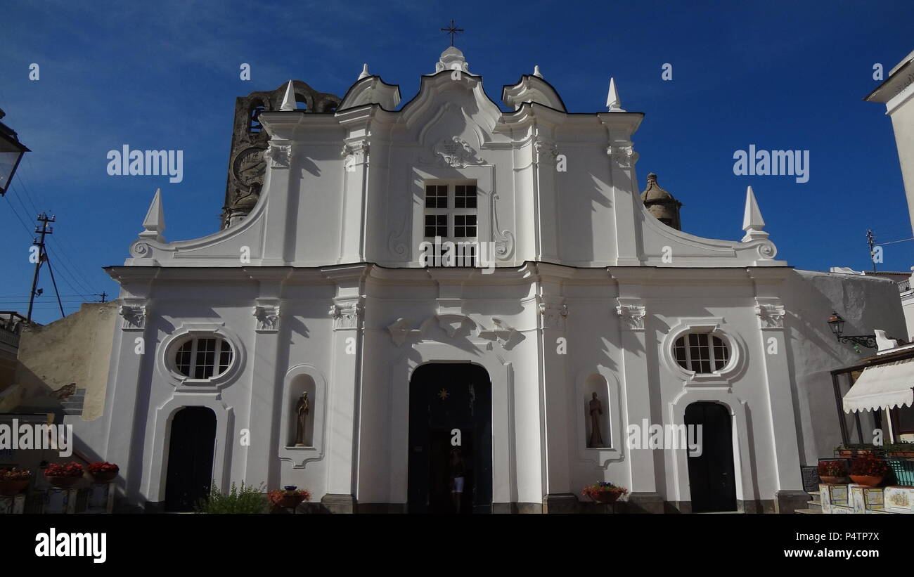 Scene da isola italiana di Capri Foto Stock