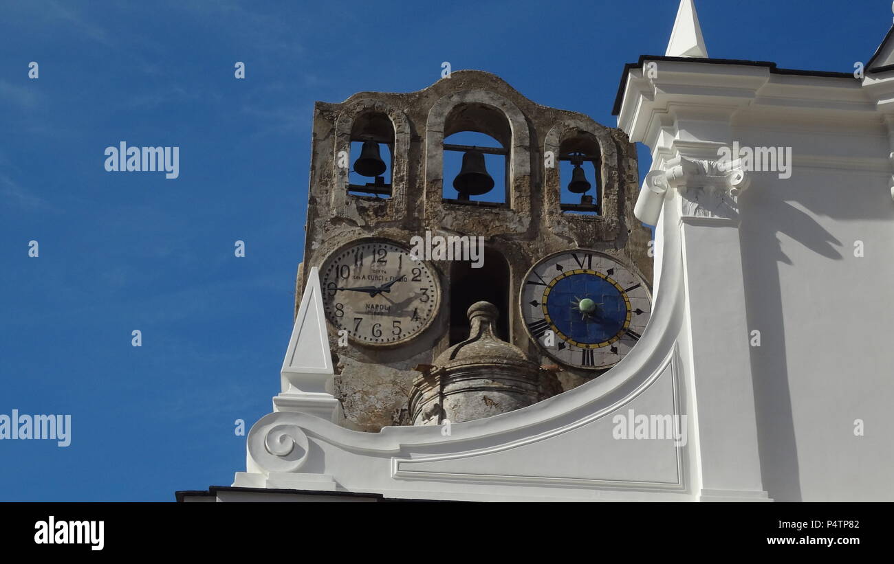 Scene da isola italiana di Capri Foto Stock