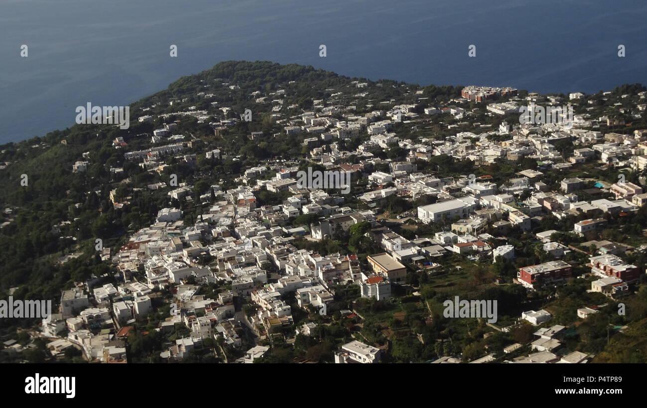 Scene da isola italiana di Capri Foto Stock