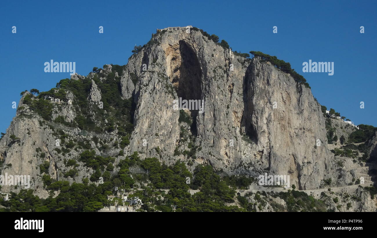 Scene da isola italiana di Capri Foto Stock