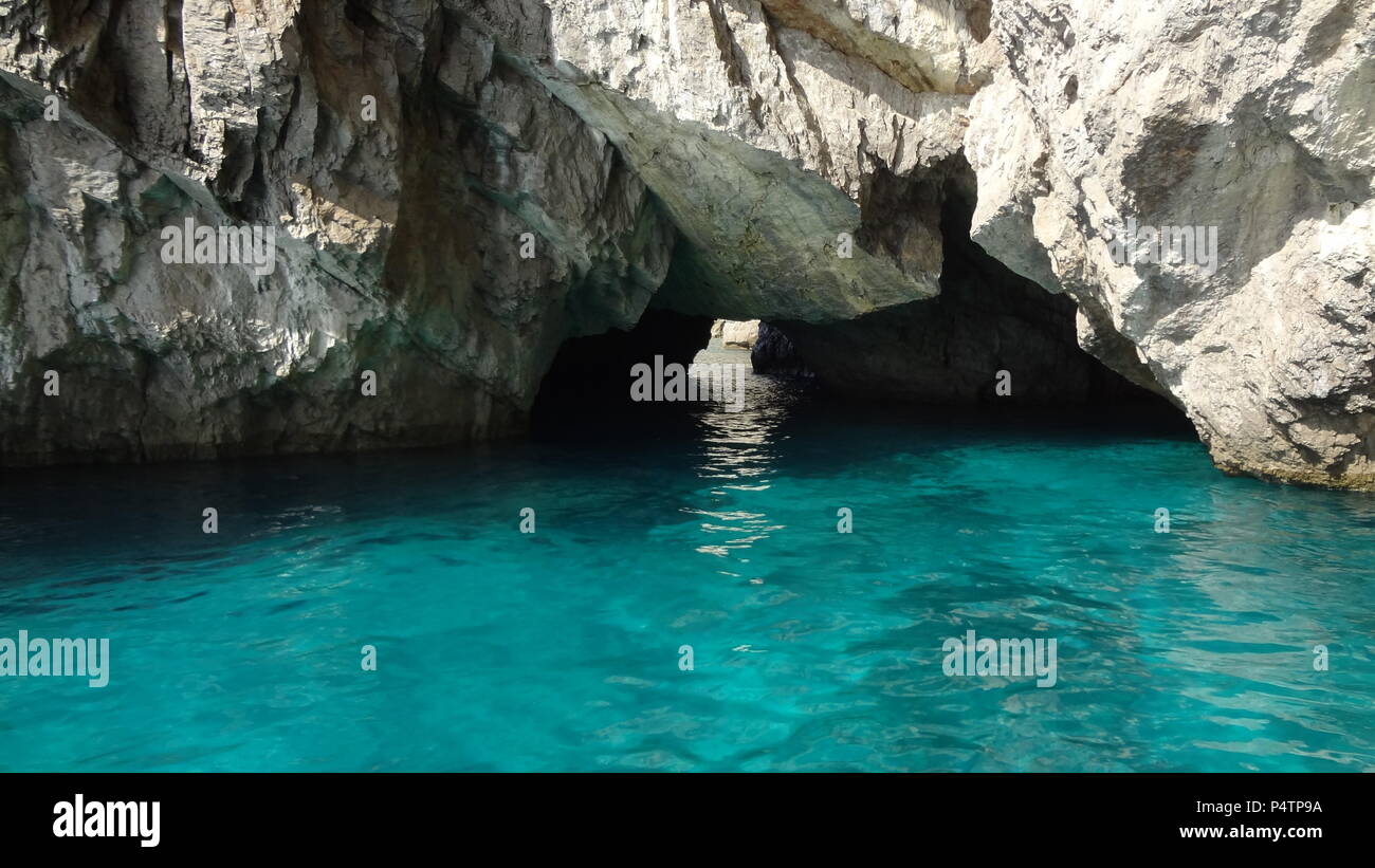 Scene da isola italiana di Capri Foto Stock