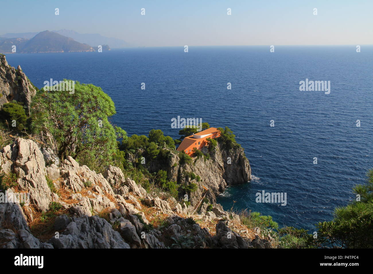 Scene da isola italiana di Capri Foto Stock