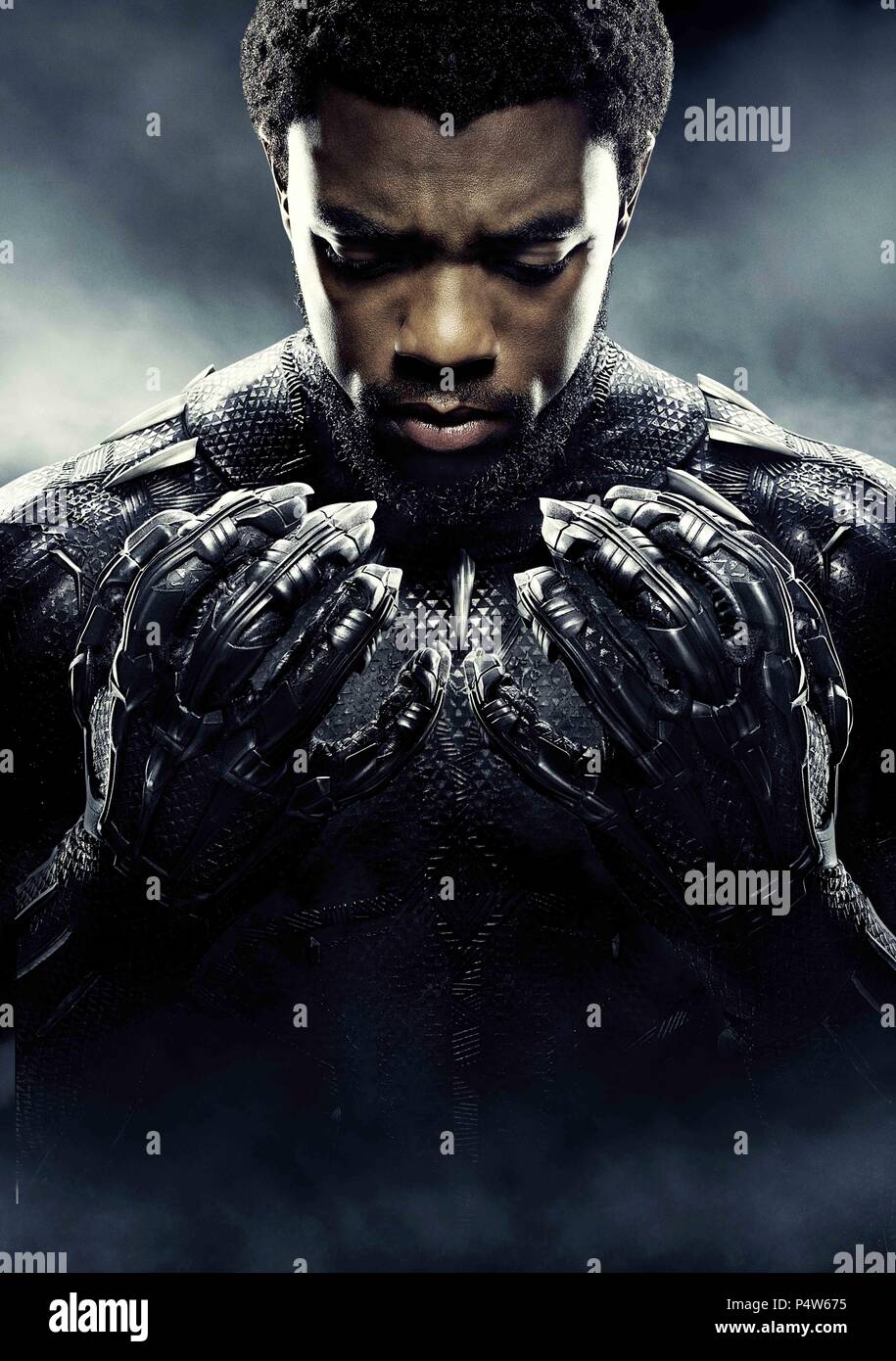 Pellicola originale titolo: Black Panther. Titolo inglese: Black Panther. Regista: RYAN COOGLER. Anno: 2018. Stelle: CHADWICK BOSEMAN. Credito: Marvel Studios/WALT DISNEY PICTURES / Album Foto Stock