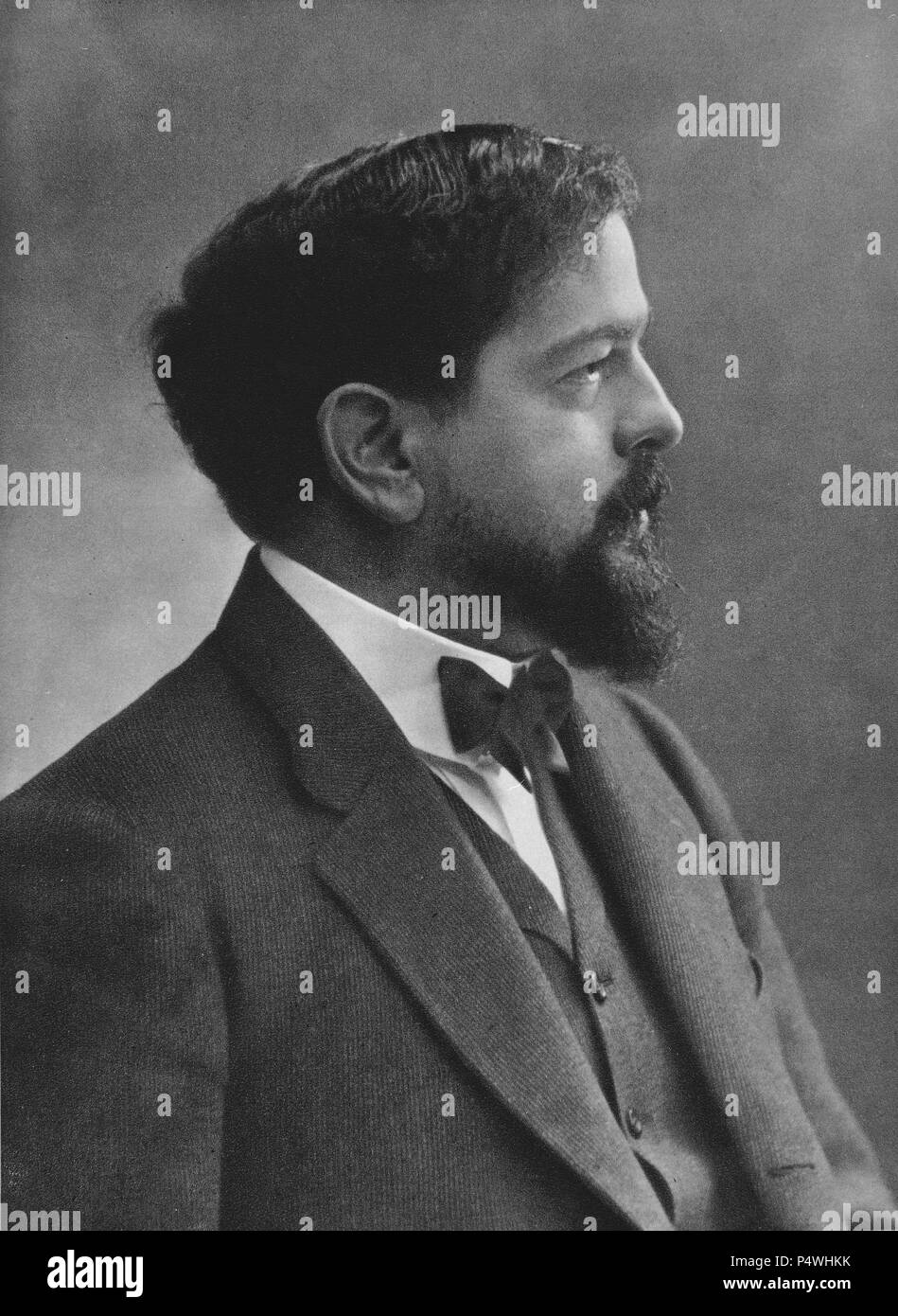 CLAUDE DEBUSSY (1862/1918) - compositore FRANCES FUNDADOR DE LA ESCUELA IMPRESIONISTA DE MUSICA. Posizione: Instituto de COOPERACION IBEROAMERICANA, MADRID, Spagna. Foto Stock