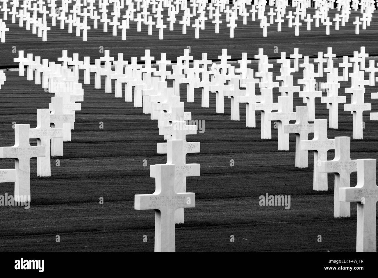 Cimitero e memoriale americano a Manila, Filippine Foto Stock