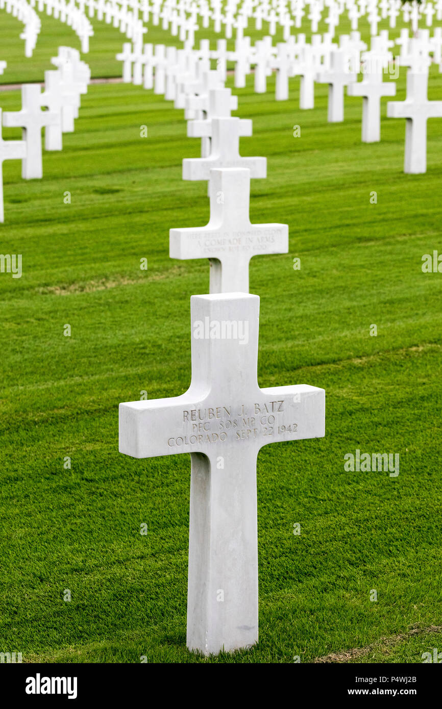 Cimitero e memoriale americano a Manila, Filippine Foto Stock