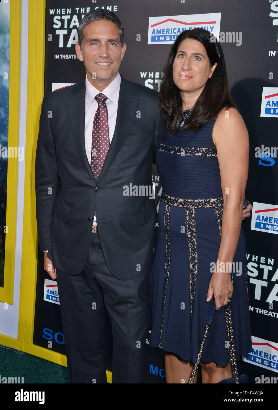 Jim Caviezel, moglie Kerri Browitt Lyn 135 al quando il gioco si eleva