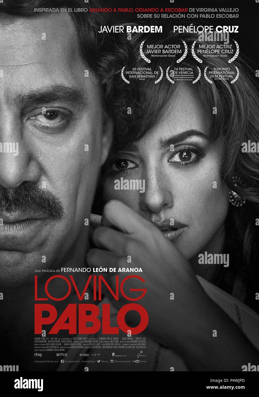Pellicola originale titolo: amare PABLO. Titolo inglese: amare PABLO. Regista: FERNANDO LEON DE ARANOA. Anno: 2017. Stelle: Penelope Cruz e Javier Bardem. Credito: ESCOBAR FILM/B2Y DOERO / Album Foto Stock