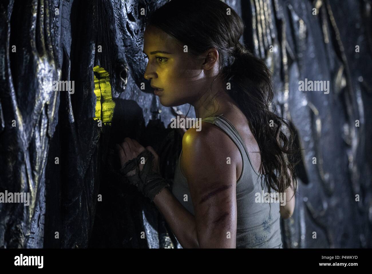 Pellicola originale titolo: Tomb Raider. Titolo inglese: Tomb Raider. Regista: ROAR UTHAUG. Anno: 2018. Stelle: ALICIA VIKANDER. Credito: WARNER BROS. / Nero, CHRISTIAN / Album Foto Stock